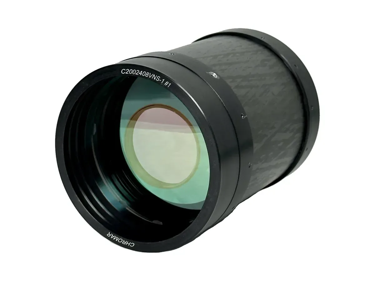 Chromar C200 f/2.4 catadioptric lens, 200 mm focal length